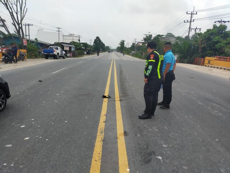 Tabrakan Maut di Jalan Siak II Pekanbaru, Pemotor Tewas di Tempat