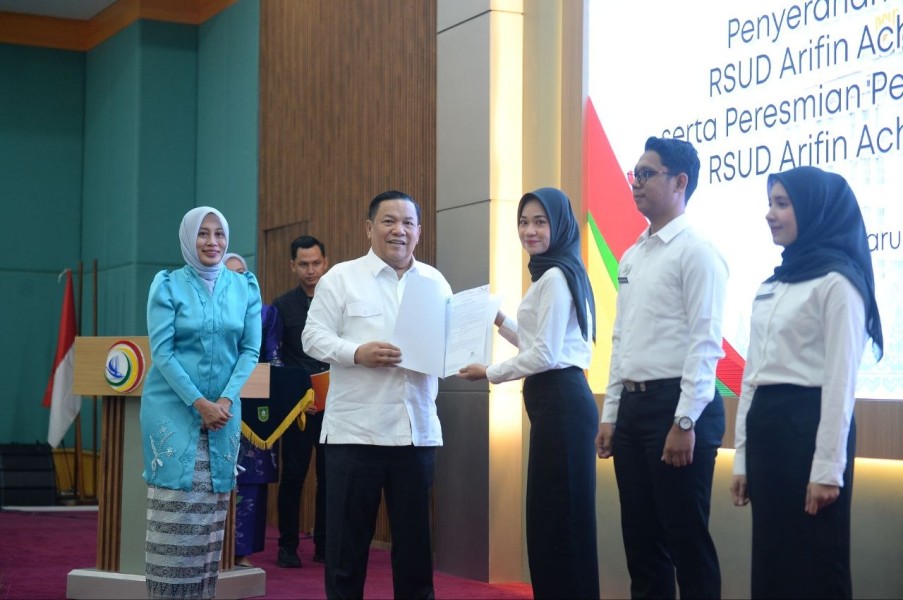 Kuatkan Layanan Rujukan, 92 Tenaga Kesehatan Baru Resmi Bergabung di RSUD Arifin Achmad