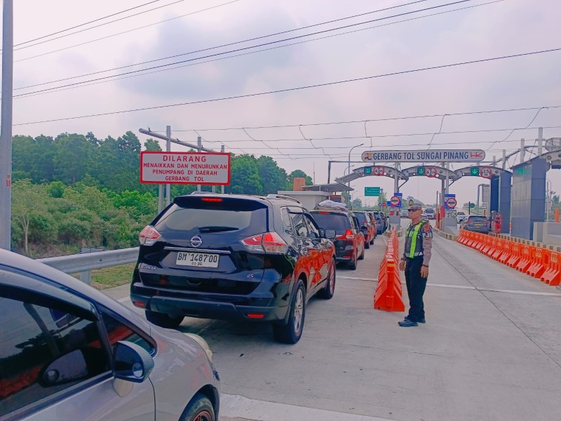 Arus Balik ke Riau Ramai Lancar, Kendaraan Masuk Capai 177 Ribu Unit