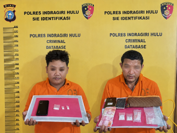 Dari Laporan Warga Berujung Kejar-kejaran, 2 Pengedar Sabu di Inhu Akhirnya Diringkus