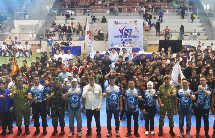 Wako Pekanbaru Agung Nugroho Resmi Buka Open National Karate Championship 2026