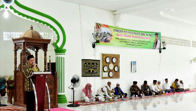 Wabup Inhil Hadiri Isra Mi'raj di Sungai Batang 