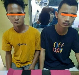 Polres Kuansing Ciduk Dua Pelaku Terkait Narkoba di Belakang Rumah Warga