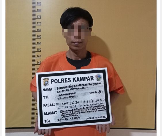 Driver Ojol di Pekanbaru yang 'Nyambi' Jadi Pengedar Narkotika Diringkus Polisi