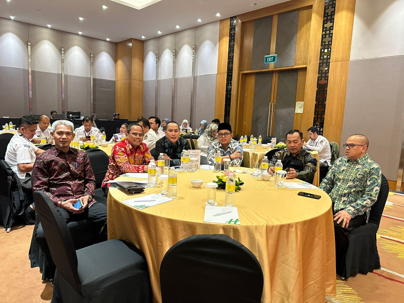 Bahas Mekanisme Tes Kesehatan Calon, KPU Riau Hadiri Rakor dengan KPU RI