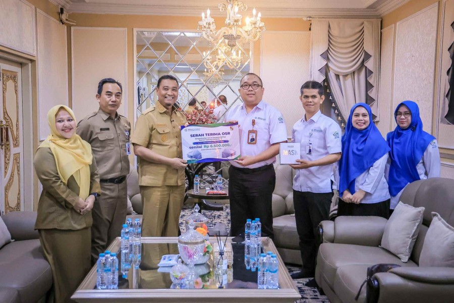 Kualitas Udara Pekanbaru Fluktuatif, Pemko Bagikan 6.000 Masker Gratis