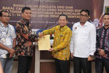 KPU Riau Lakukan Verifikasi Data Peserta Pemilu Hingga 23 Juni 2023