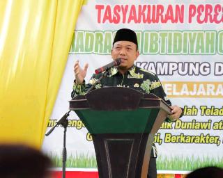 Resmikan MI Muthmainnah, ini Kata Wabup Husni