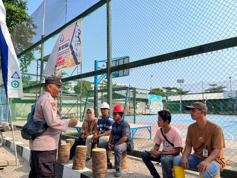 Gandeng Karyawan PT RSUP, Polsek Pulau Burung Ajak Sukseskan Pilkada 2024