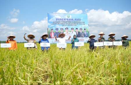 Panen Raya di Sabak Auh, Bupati Alfedri: Ini Berkat Kerja Keras Para Petani