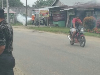 Usai Dikritik Dewan, Diskes Kuansing Lakukan Fogging