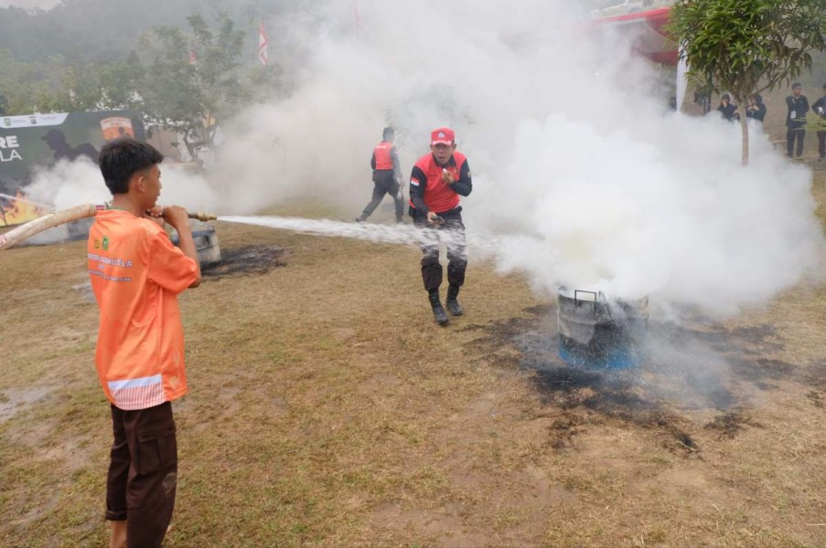 Kegiatan Fun Games Jambore Karhutla Riau 2025 Berlangsung Meriah