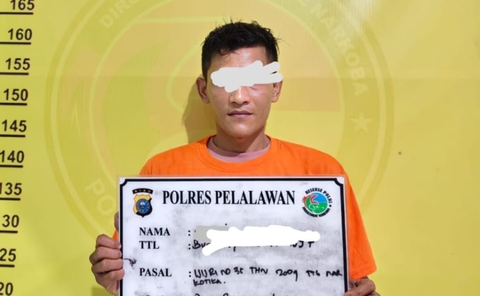 Digerebek Polisi di Pangkalan Kuras, Pria Ini Kedapatan Simpan Sabu dan Ganja