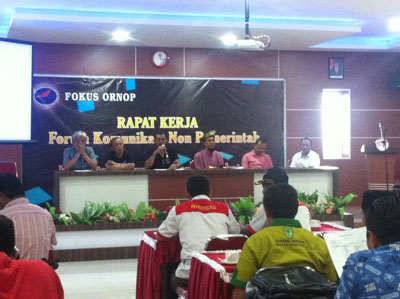 Diikuti Puluhan Organisasi, Fokus Ornop Inhil Gelar Rapat Kerja