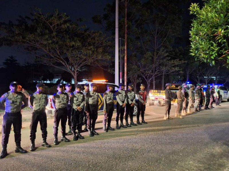 Satgas Preventif Polres Kuansing Patroli Blue Light KRYD Dalam Rangka OMP Lancang Kuning 2024