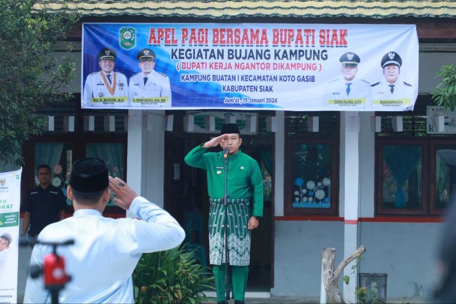Wakil Bupati Siak Husni Merza Pimpin Pelaksanaan Bujang Kampung ke 94