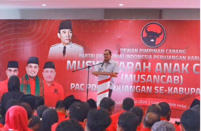 MUSANCAB PDI-P Siak 2026 Dibuka, Sekda: Partai Pilar Demokrasi dan Pendidikan Politik