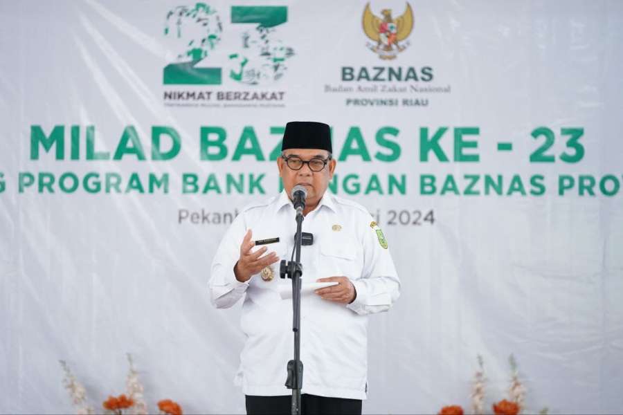 Hadiri Milad Baznas ke 23, Ini Harapan Gubri Edy Natar