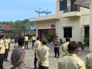 Wujudkan Pilkada Damai, Polsek Bonai Darussalam Lakukan Cooling System