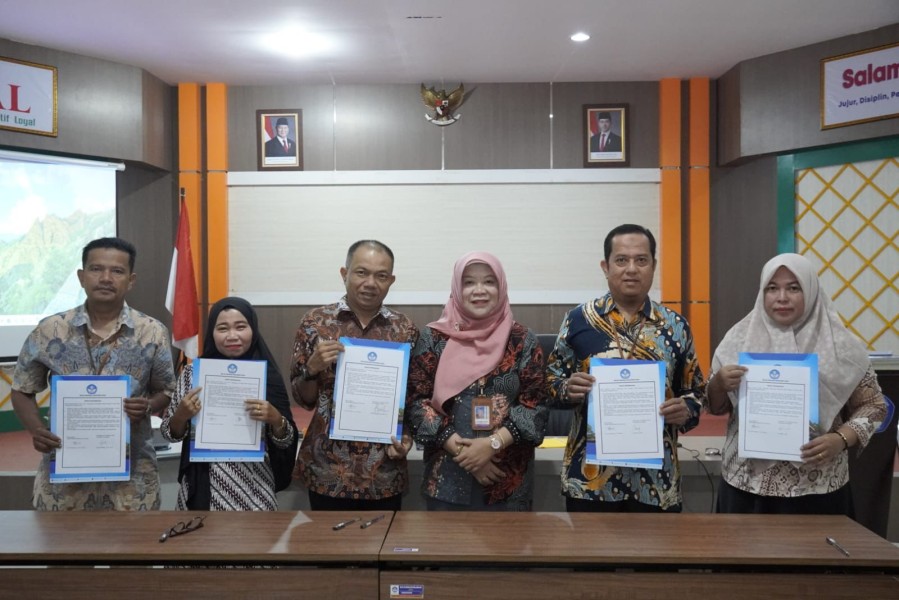 Komitmen Wujudkan Bebas Korupsi, Balai Bahasa Riau Teken  Pakta Integritas ZI-WBK