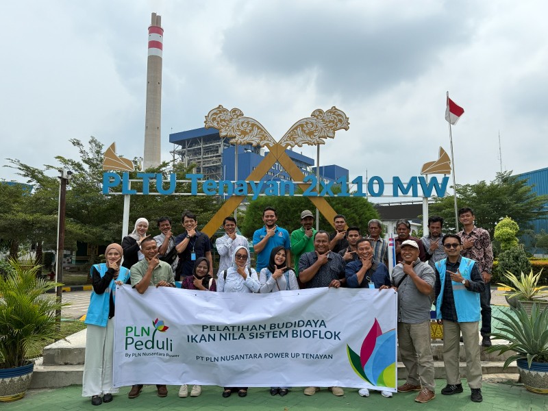 PLN NP UP Tenayan Kembali Gelar Pelatihan Budidaya Nila Sistem Bioflok Untuk Tingkatkan Kemandirian Ekonomi Warga