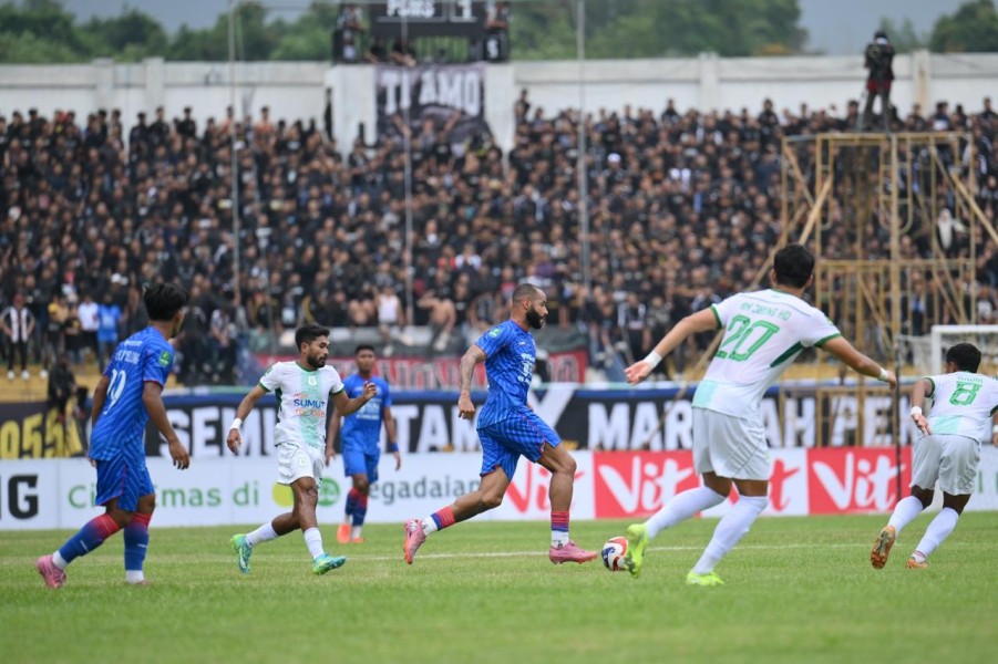 Kecolongan  di Menit Akhir, PSPS Riau Harus Rela Berbagi Poin Lawan PSMS Medan