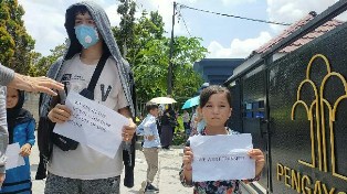 Hunian Dinilai Tak Layak, Puluhan Imigran Demo Rudimin Kota Pekanbaru