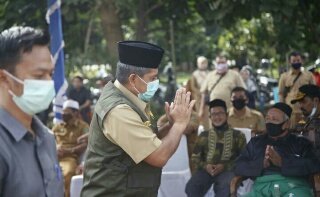 Kriteria Terpenuhi, Alfedri Lakukan Peletakan Batu Pertama Pembangunan IPA Baja dari Kementerian