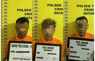 3 Warga Kecamatan tualang Ditangkap Tim Opsnal Polsek Tualang Polres Siak