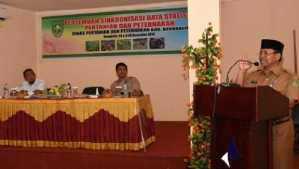 Pemkab Bengkalis Gelar Sinkronisasi Data Statistik Pertanian dan Peternakan