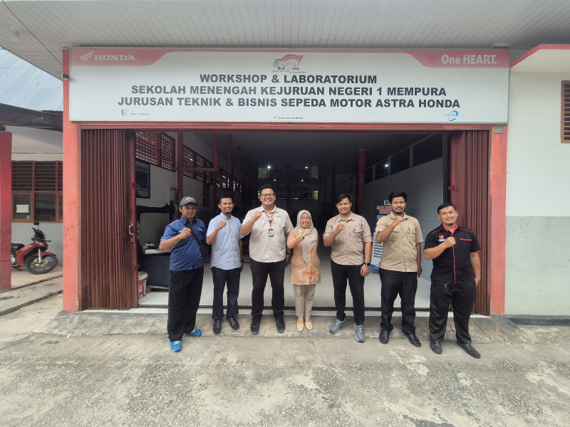 Wujud Nyata Implementasi Sinergi Bagi Negeri, Capella Honda Tingkatkan Kualitas SMK Binaan