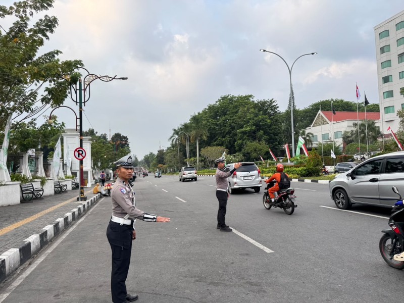 Patroli Ditingkatkan, Ditlantas Polda Riau Pastikan Perjalanan Akhir Pekan Tetap Lancar