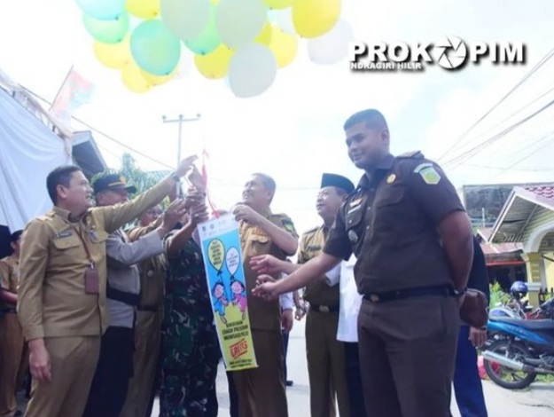 Pemkab Inhil Canangkan Crash Program Polio, Penimbangan dan Pengukuran Badan Serentak