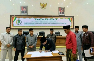 Selain Ranperda Pertanggungjawaban APBD 2017, DPRD & Pemkab Inhil Sepakati 4 Ranperda Lainnya