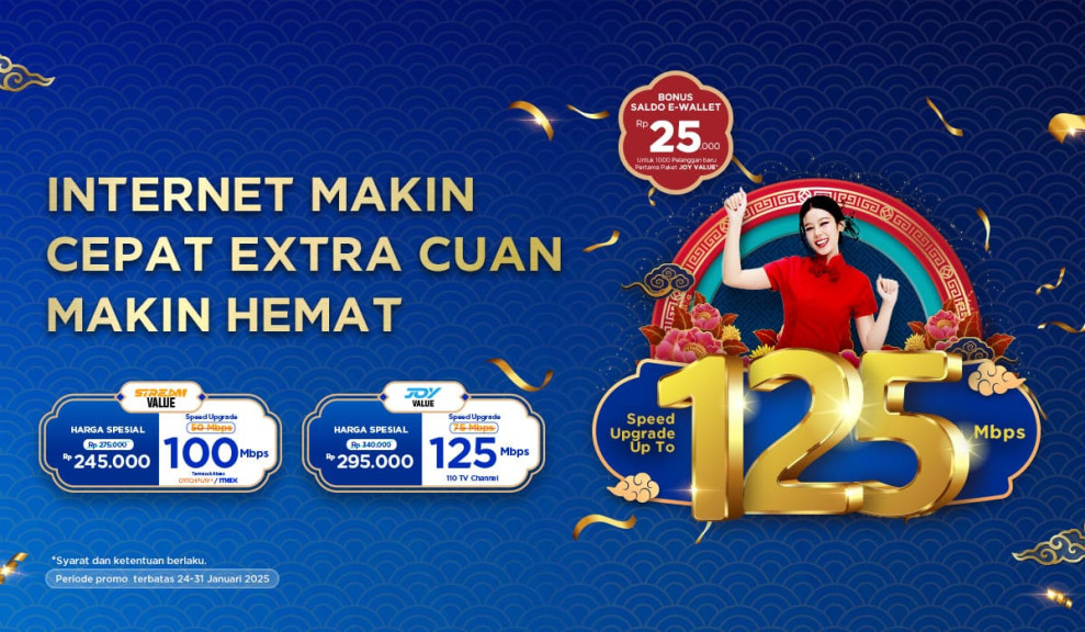 Rayakan Tahun Baru Imlek, First Media Tawarkan Promo Extra Cuan