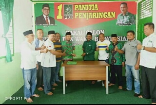 Minggu, Dua Calon Serahkan Berkas Pendaftaran di PKB Siak