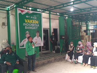 Lawan Corona, PKB Riau Laksanakan Vaksinasi Massal Tahap I