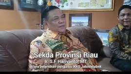 Hadiri Pelantikan IKKS se-Jabodetabek, Sekdaprov Riau: Kami Akomodir Aspirasi Masyarakat Kuansing