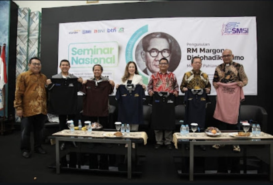 SMSI Gelar Seminar Nasional Usulkan RM Margono Djojohadikusumo Jadi Pahlawan.
