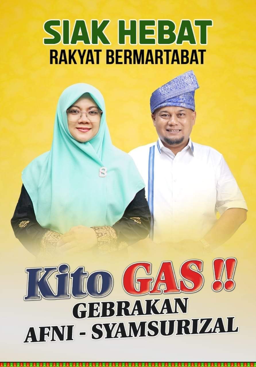 Bukan Kaleng-kaleng, Ini Profil Afni-Syamsurizal Calon Penantang Petahana di Pilkada Siak