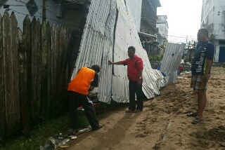 Empat Rumah di Kuala Enok Hangus Dilalap Api 