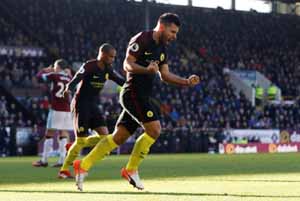 City Kembali ke Puncak Klasemen Setelah Taklukkan Burnley