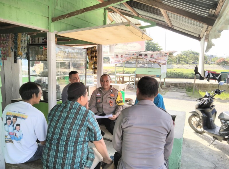 Wujudkan Pilkada Damai, Polsek Rambah Cooling System di Desa Babussalam