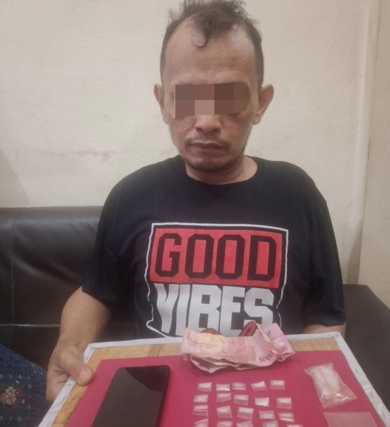 Polsek Lirik Bongkar Peredaran Sabu di Sungai Sagu, 24 Paket Sabu Siap Edar Disita