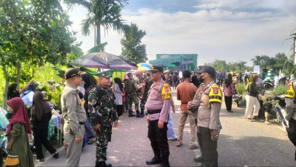 Kampanye Paslon Pilkada Undang Artis Terkenal, Polsek Tempuling Pertebal Pengamanan