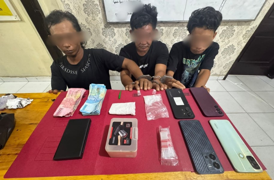Polres Siak Ringkus Bandar dan Kurir Narkoba di Benteng Hilir