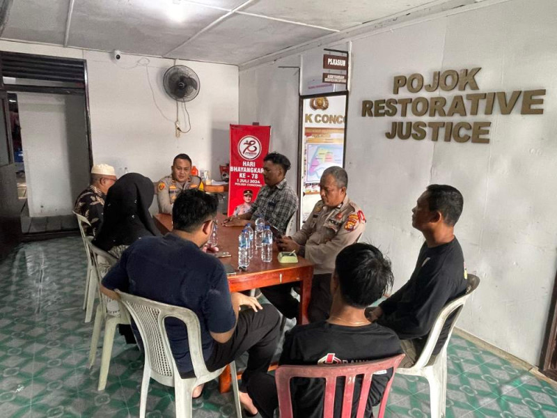 Gelar Rakor Pergeseran Logistik Pilkada Tembilahan, Ini Penjelasan Kapolsek Concong