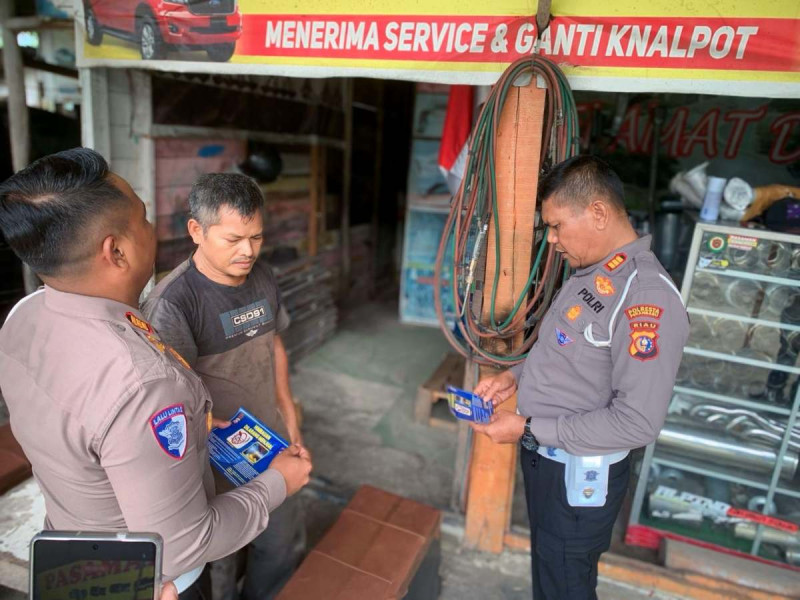 Polisi Himbau Pemilik Bengkel Tak Layani Pemasangan Knalpot Brong