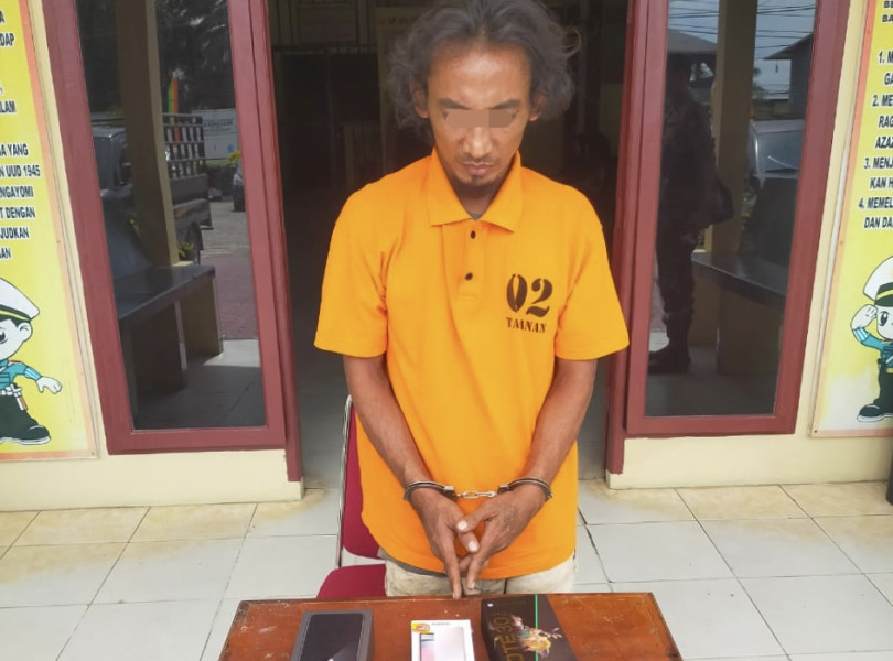 Berhasil Menggondol HP 3 Unit, Pelaku Pembobol Rumah Diamankan Saat Boncengin Istri