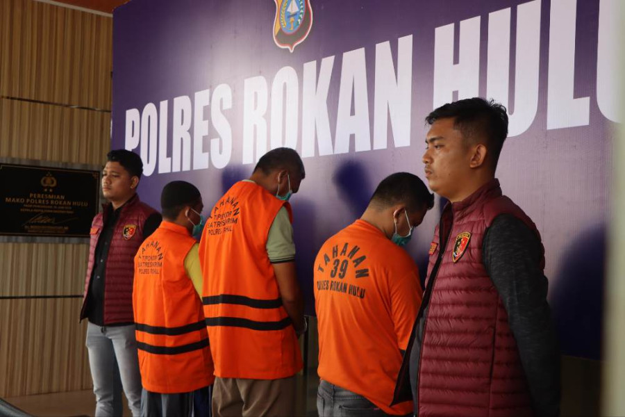 Polres Rohul Usut Kasus Pidana Dana Desa, Dinas Perkim dan Rokok Ilegal, Ini Tersangkanya